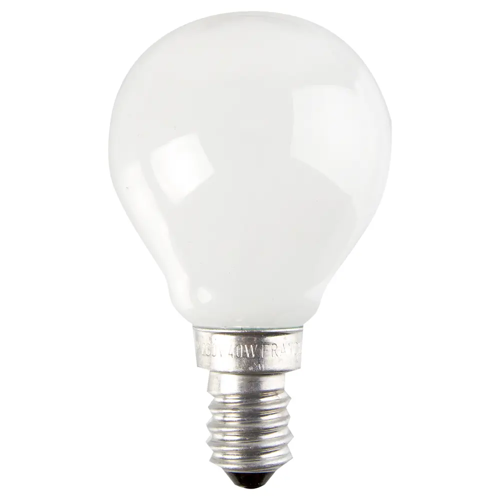 Лампа накаливания Osram шар E14 40 Вт матовая свет тёплый белый STLM-2132003 - Вид №1
