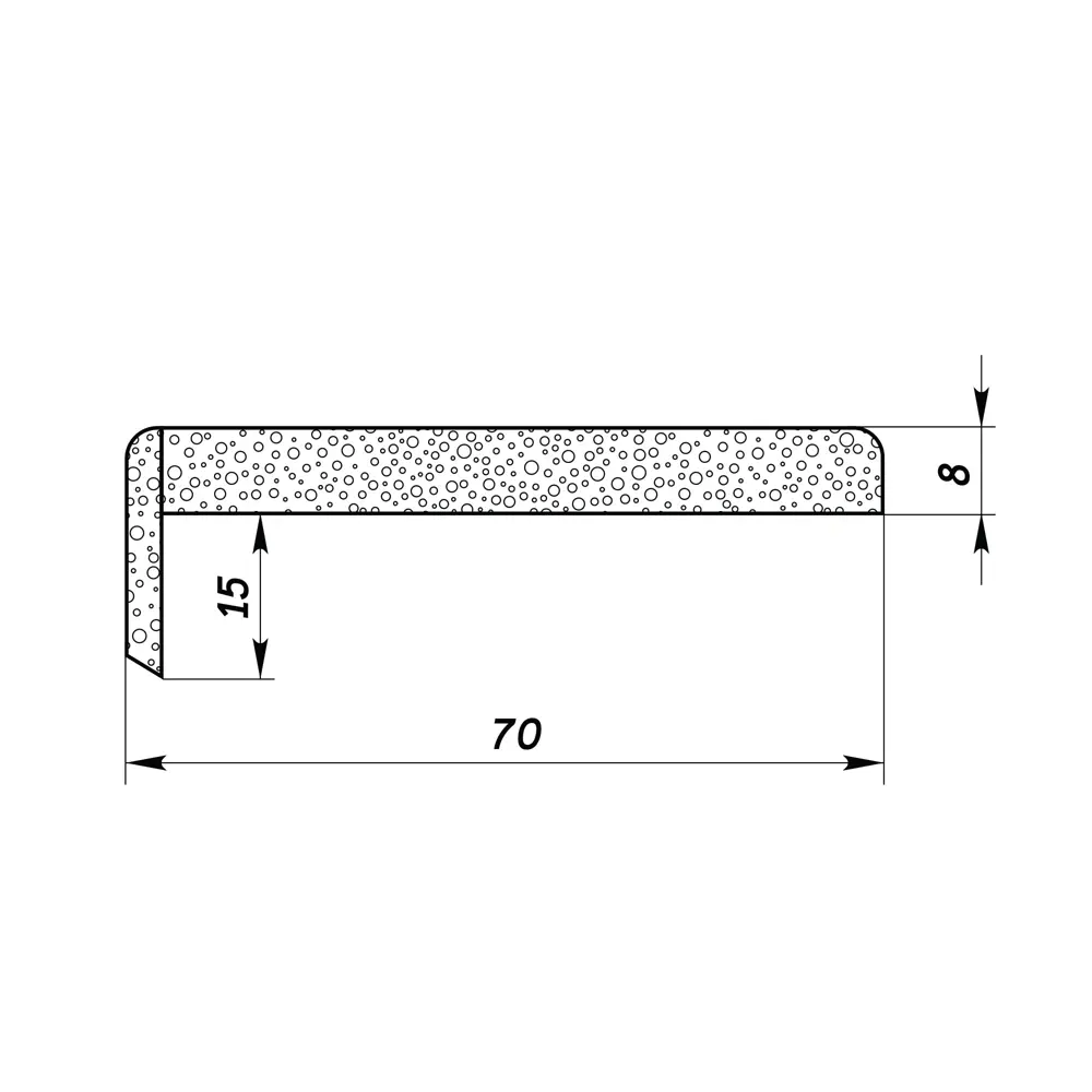 Дверная коробка Дуб Шуя телескопическая 2150x70x8 мм ПВХ цвет коричневый KREAFORTA STLM-2174245 - Вид №3