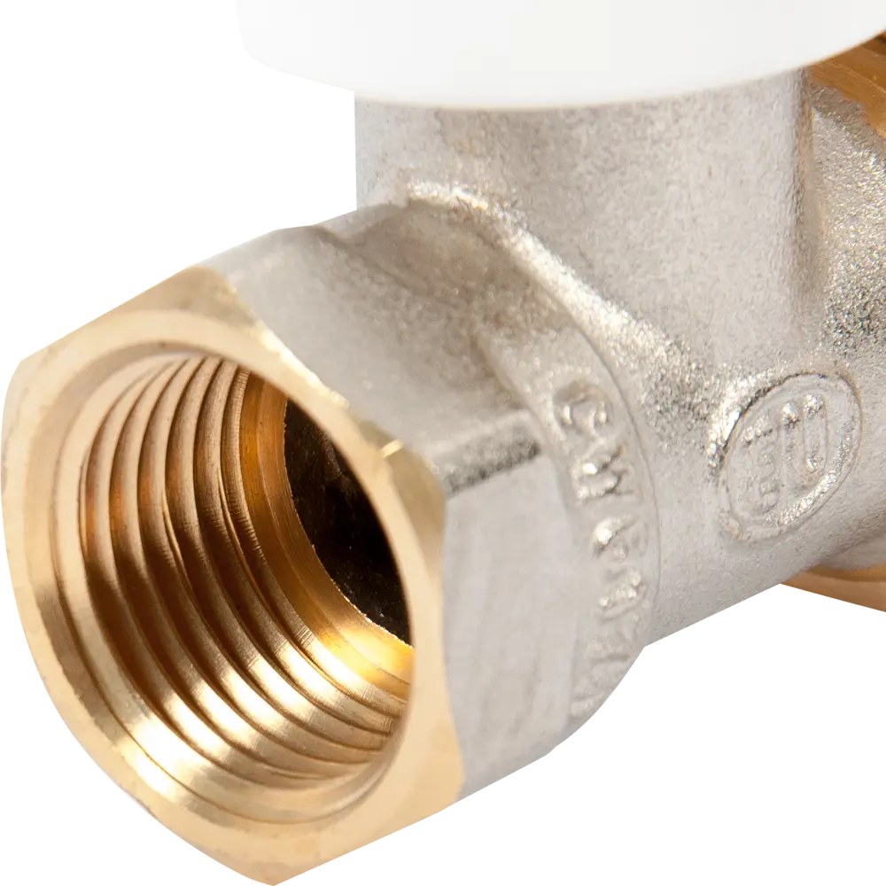 Вентиль регулирующий для радиатора прямой Euros 1/2" латунь STLM-2058533 - Вид №4