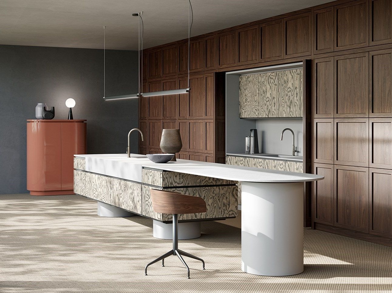 Кухни с архетипическим островом L'Ottocento ATLANTE ARCH-00053791