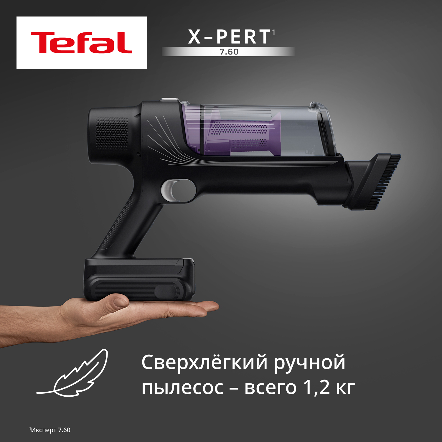 5480956 Пылесос  вертикальный  Tefal TY6А31WO  фиолетовый STDN-0136887 - Вид №8
