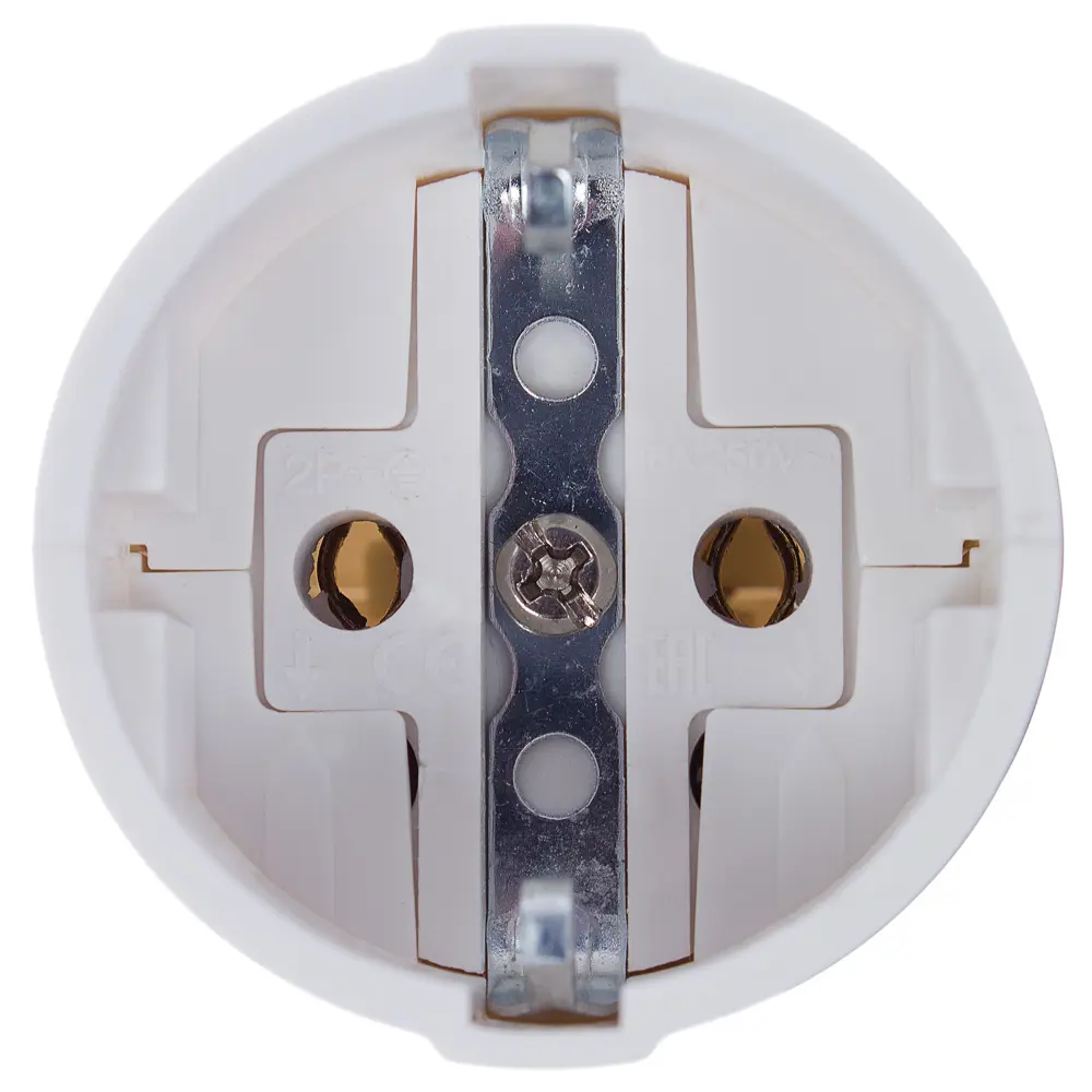 Удлинитель с заземлением для маломощной техники 1 розетка 5 м цвет белый Santreyd STLM-2077648 - Вид №1