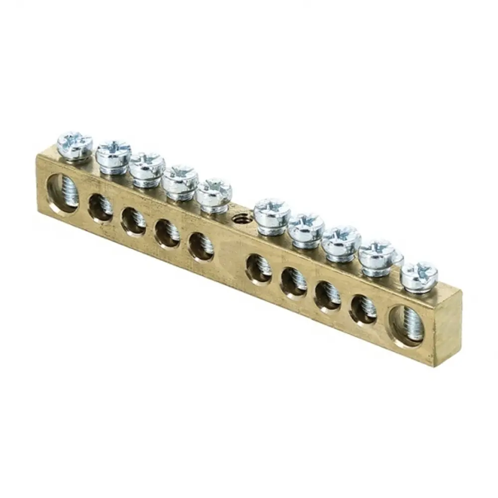 Шина соединительная EKF Proxima PEN 0-земля 10 отверстий 6x9 мм STLM-2046155