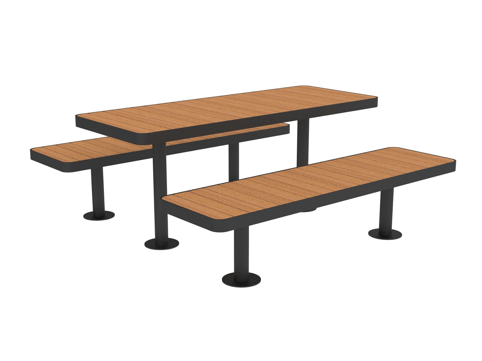 Стол для пикника со встроенными скамейками Lazzari палуба ARCH-00057717 - Вид №20