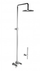 40537 / D Внешний смеситель для душа с трубкой, лейкой и дуплексным душем. Bongio Aqua
