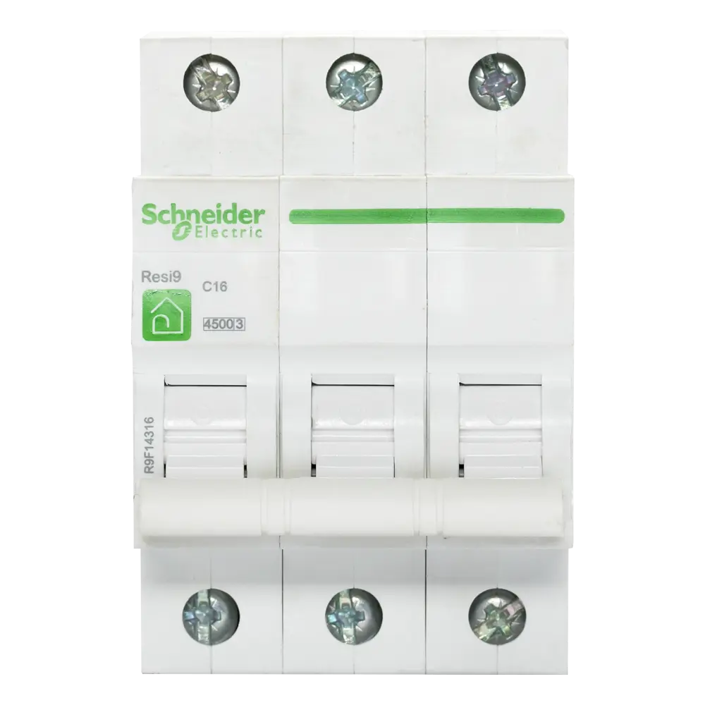 Автоматический выключатель Schneider Electric Resi9 3P C16 A 4.5 кА STLM-2083715