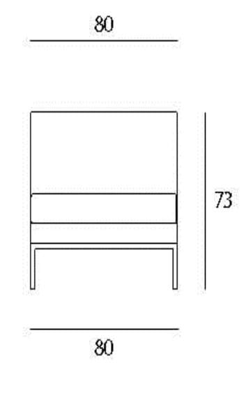 Кресло с салазками Quinti Sedute ARCH-00122225 - Вид №2