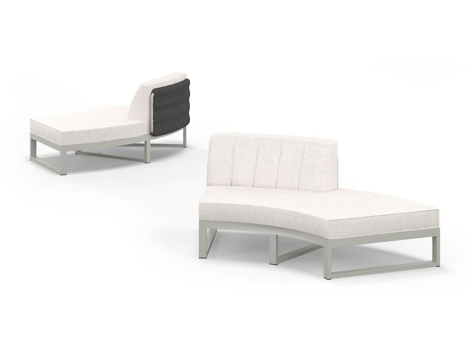 Тканевый изогнутый модульный садовый диван MAMAGREEN Munia ARCH-00038936 - Вид №8