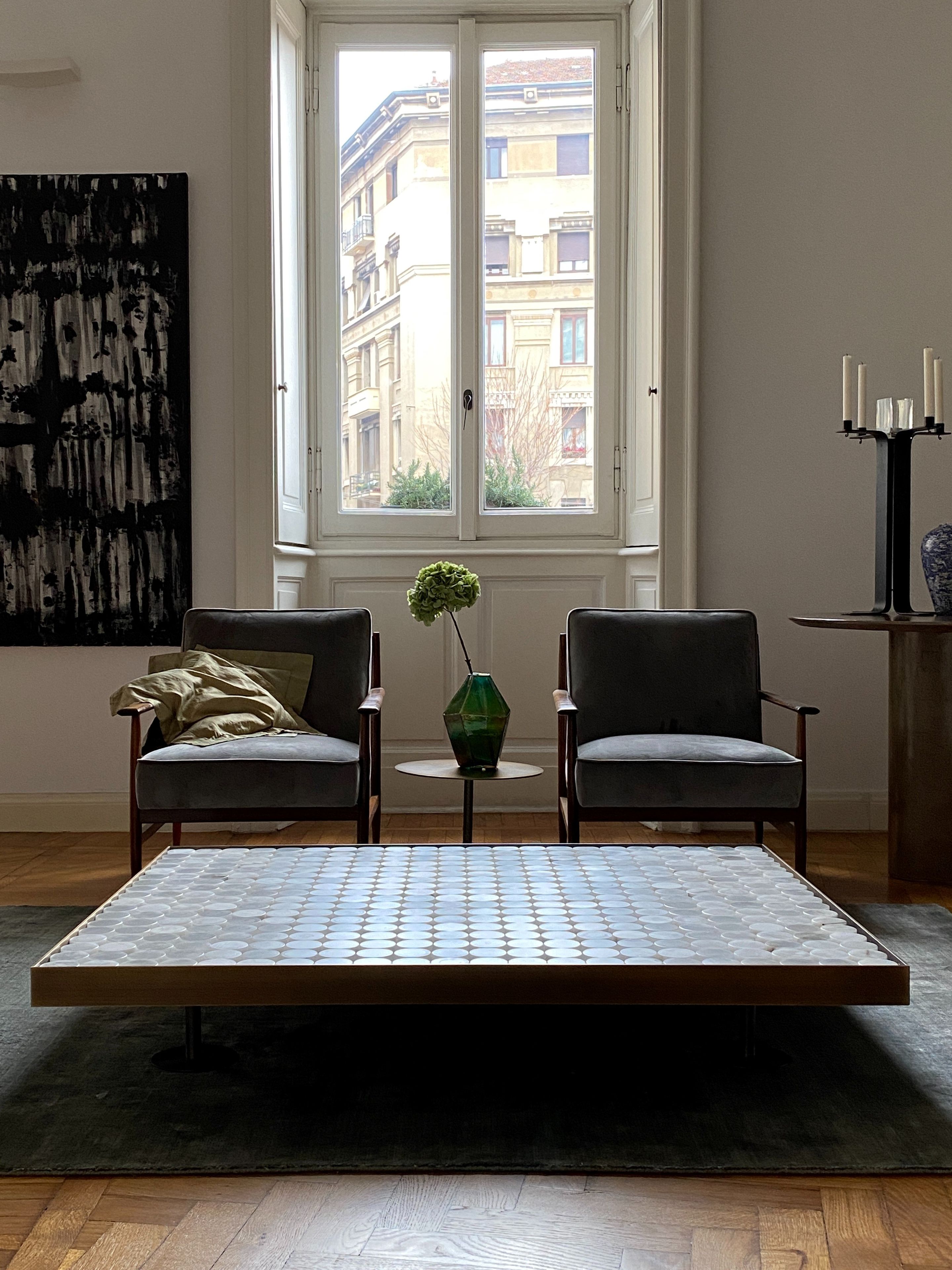 Низкий стол из алебастра mg12 София ARCH-00133634 - Вид №3