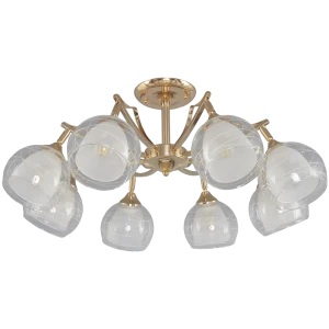 Люстра «Твинс» 8хЕ27х60 Вт, цвет золотой