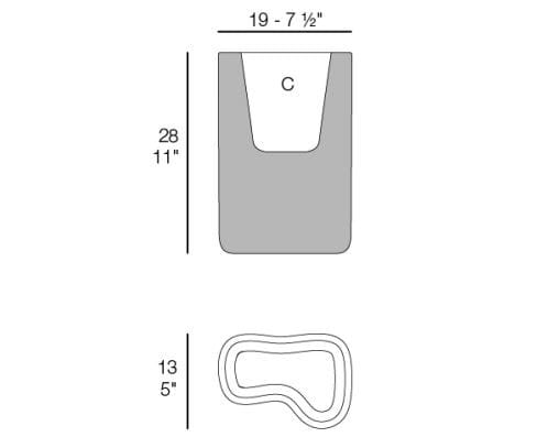 Полиэтиленовый садовый горшок Vondom ARCH-00103142 - Вид №6
