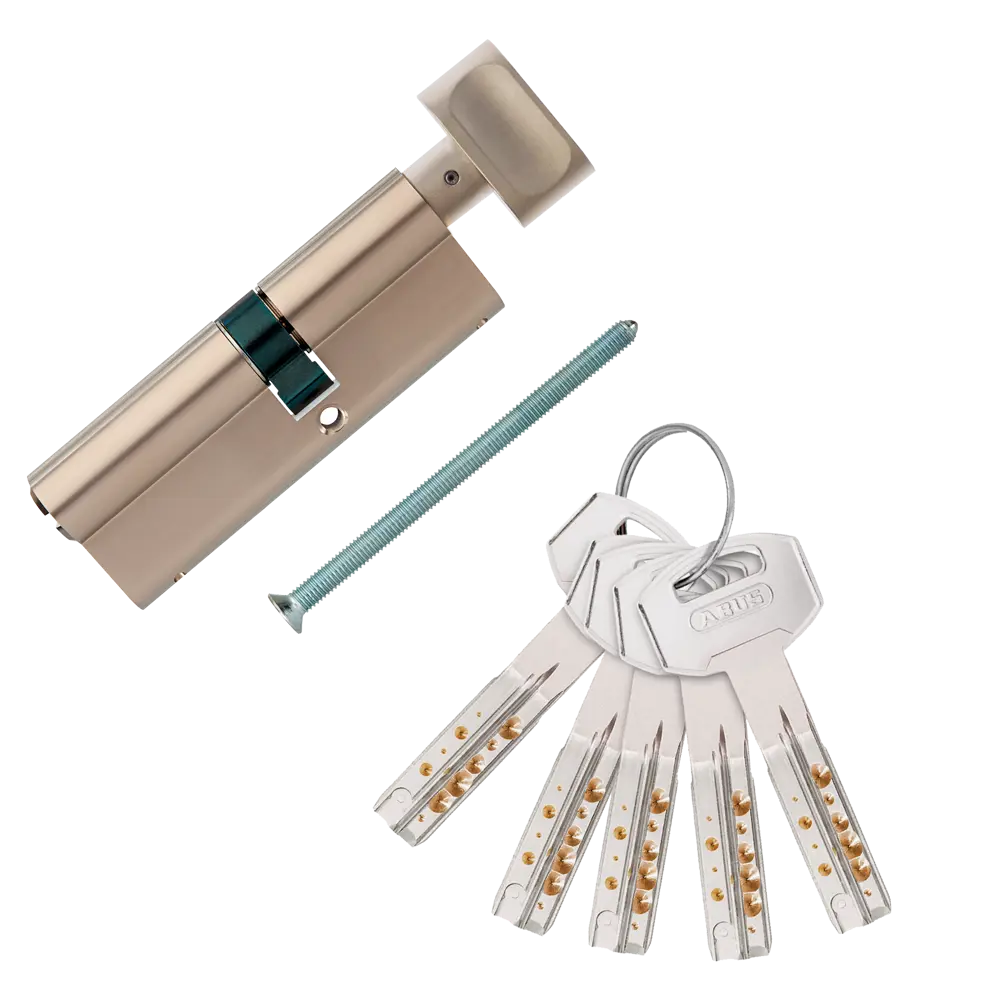 Цилиндр ABUS D12 NIS с защитой от взлома (ключ-вертушка) 82732450 D 12 STLM-0034932 - Вид №1