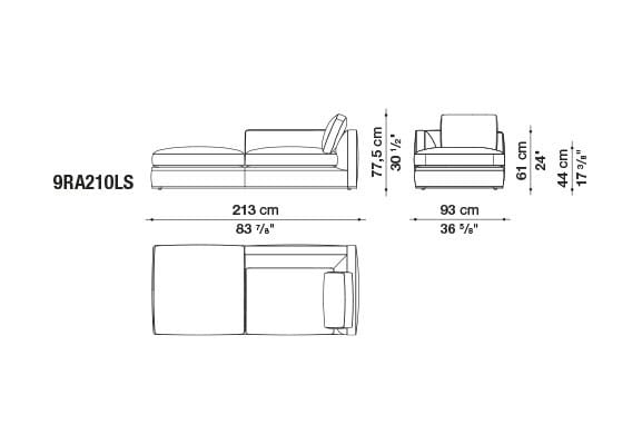 Ткань диван B&B Italia Ричард ARCH-00082196 - Вид №12
