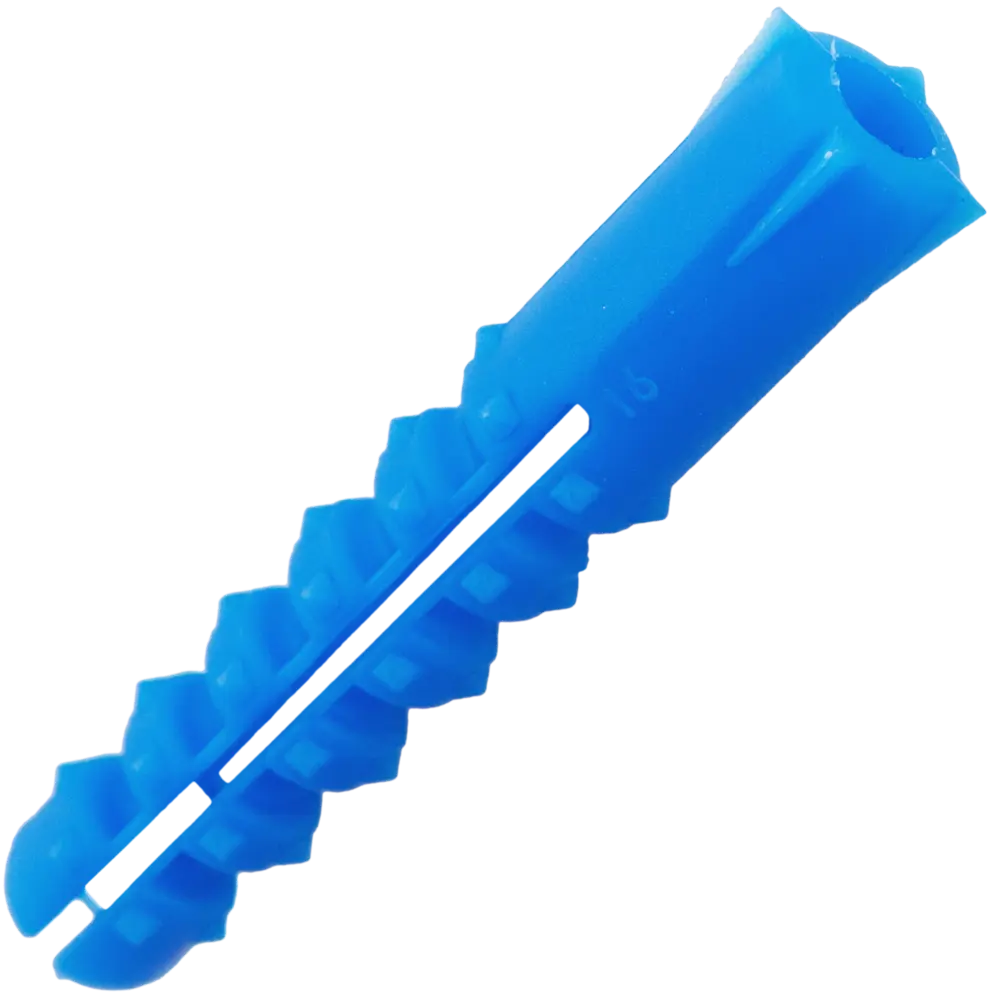 Дюбель с шипами для полнотелых материалов 10х60 мм полипропилен цвет синий 150 шт НЕВСКИЙ КРЕПЕЖ STLM-2009186