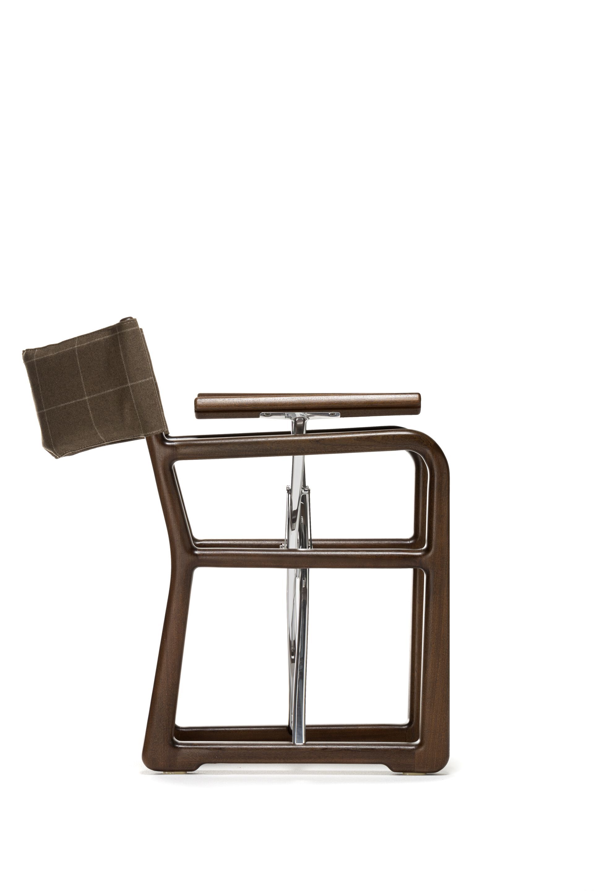 Складной стул директора из красного дерева и ткани Exteta Loro Piana Interiors, Delight Chairs St. Moritz от Exteta ARCH-00073041 - Вид №4