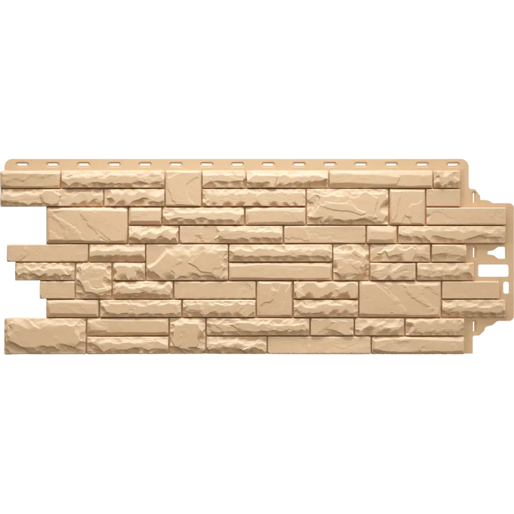 Фасадная панель Docke Песчаник колотый цвет бежевый DÖCKE Dacha STLM-2084997