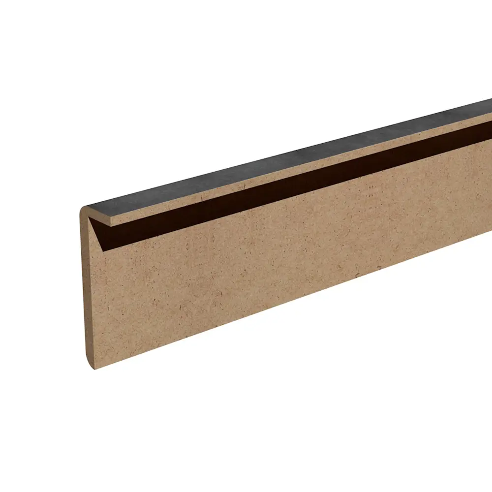 Наличник телескопический Сохо 2170х70x8 мм ПВХ ламинация цвет лофт тёмный КРОНОПРОФИЛЬ STLM-2011810 - Вид №1