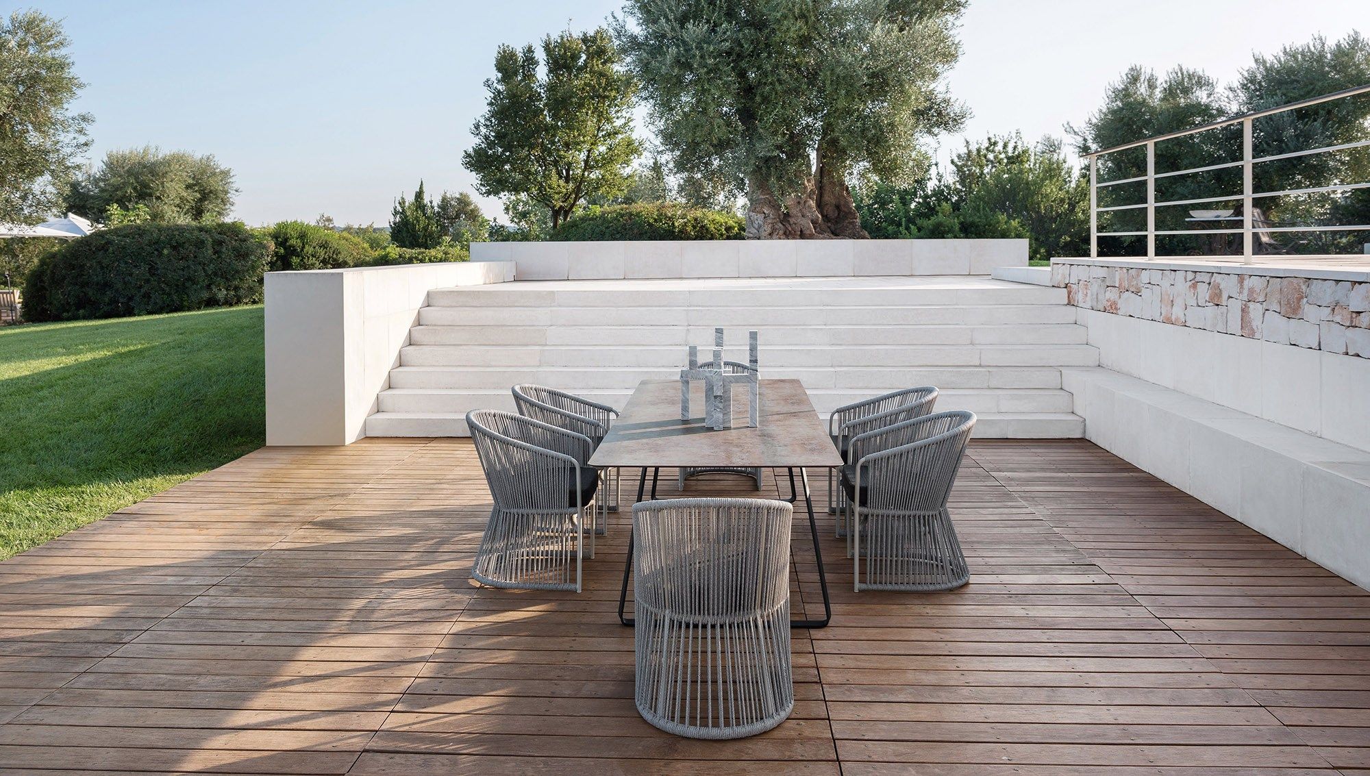 Прямоугольный стальной стол Varaschin Колонаки ARCH-00064425 - Вид №11