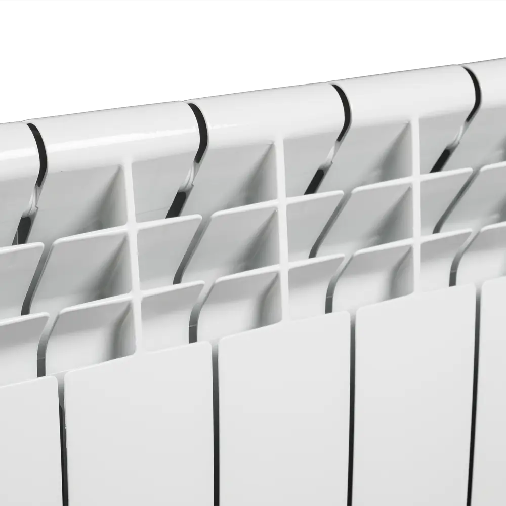 Радиатор Vittoria Плюс 500/87 6 секций боковое подключение биметалл белый Royal Thermo STLM-2106259 - Вид №3