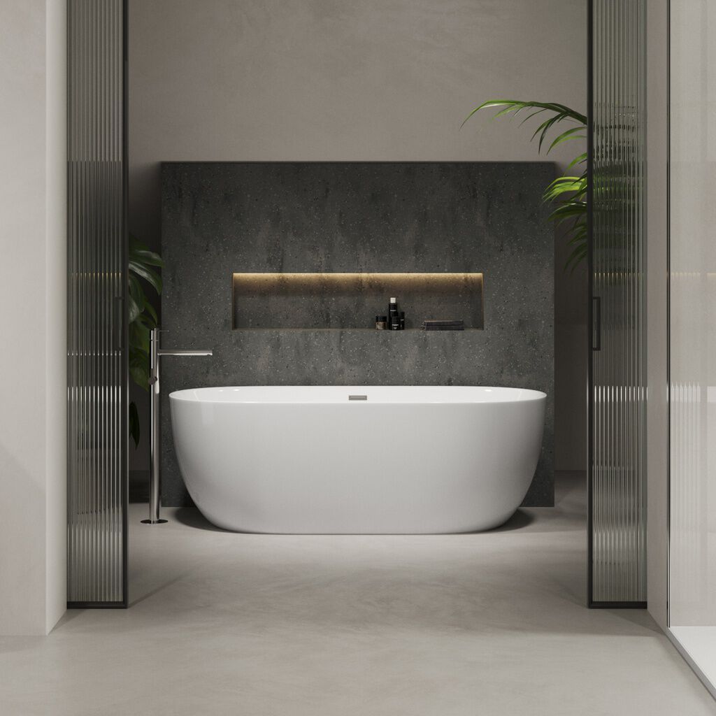 Овальная ванна акриловая комната центр RILUXA Wezen ARCH-00011525 - Вид №1