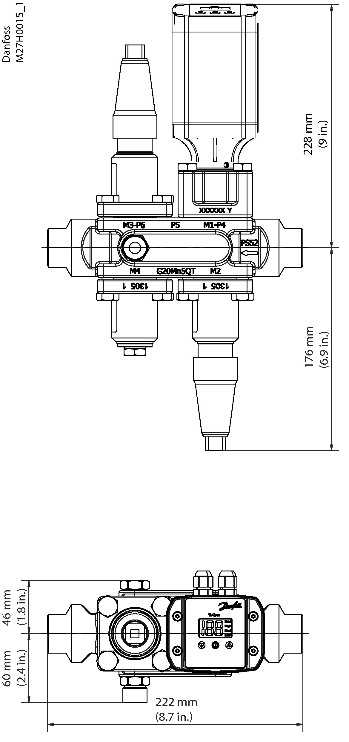 Danfoss ICF 20 — многофункциональные клапанные станции ICF 20-4-10 Клапан-регулятор универс-ный 027L3401  - Вид №2