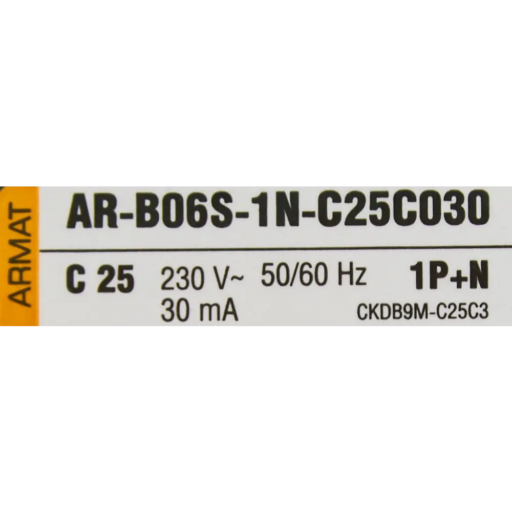 Дифференциальный автомат IEK Armat B06S - защита от короткого замыкания и перегрузок 87762185 STLM-1435123 - Вид №4