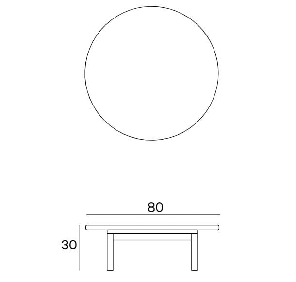 Бетонный квадратный стол URBI et ORBI Medius Terra ARCH-00113724 - Вид №7