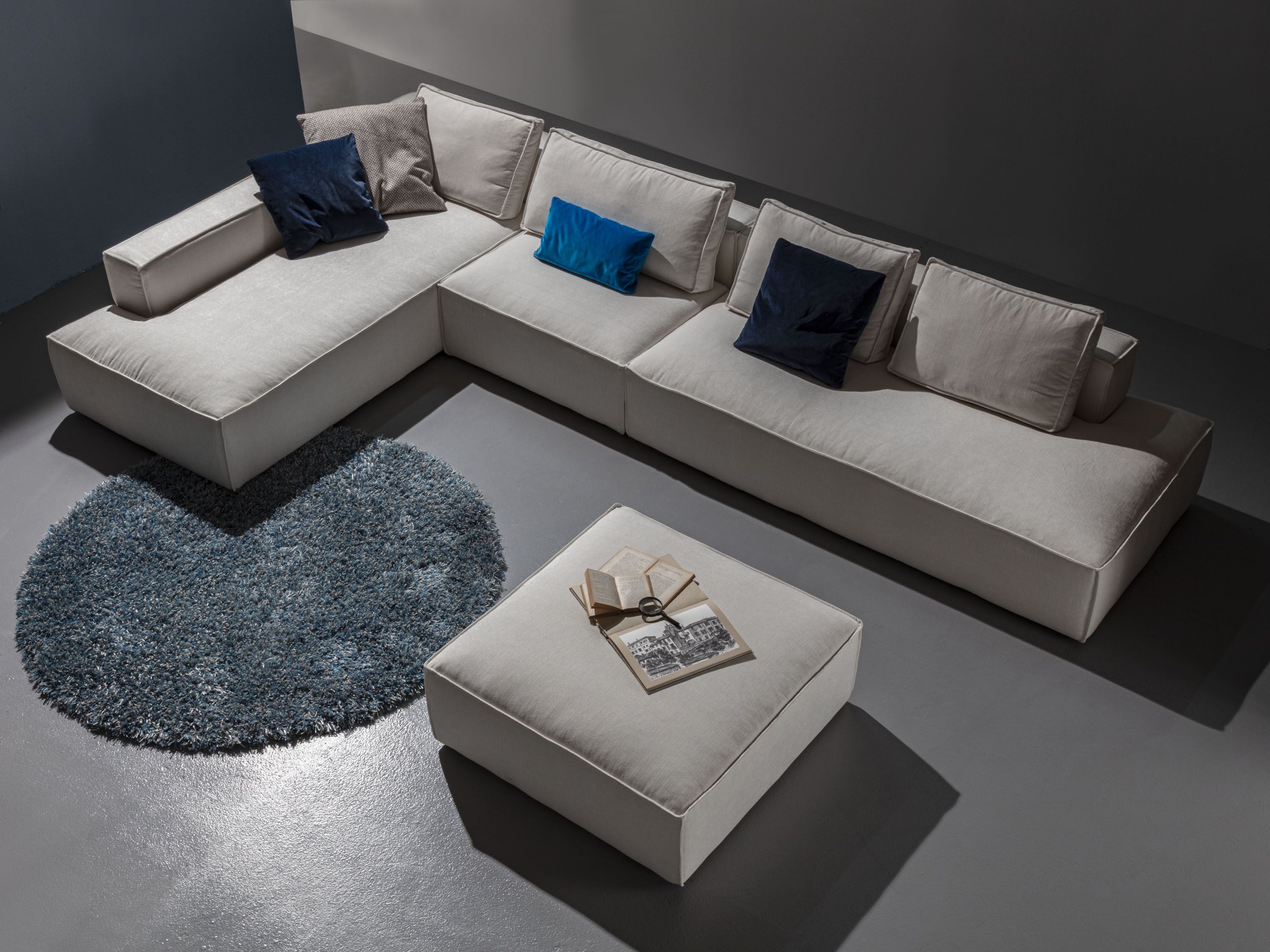 Съемный тканевый диван с полуостровом GRUPPO FOX день Фокса ARCH-00043032 - Вид №1