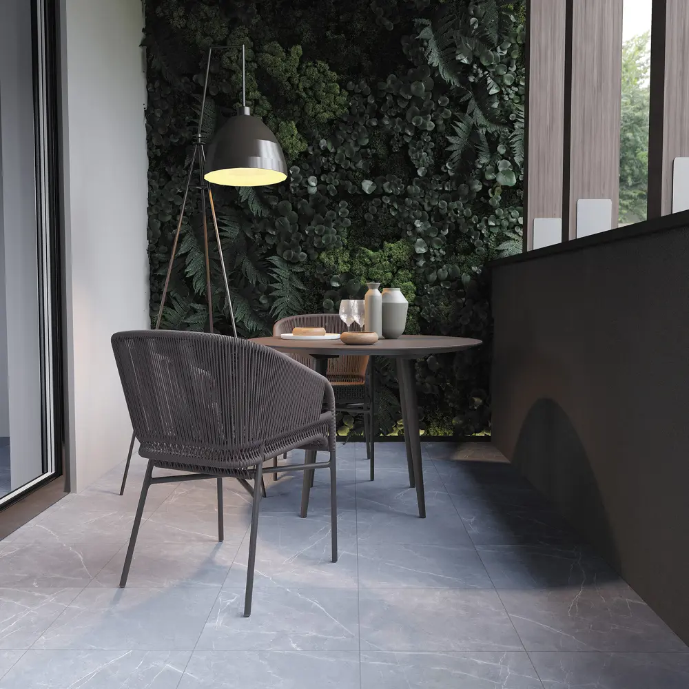 Глазурованный керамогранит Artens Dina 42x42x0.8 см 1.587 м² сатинированный цвет серый STLM-2015610 - Вид №6