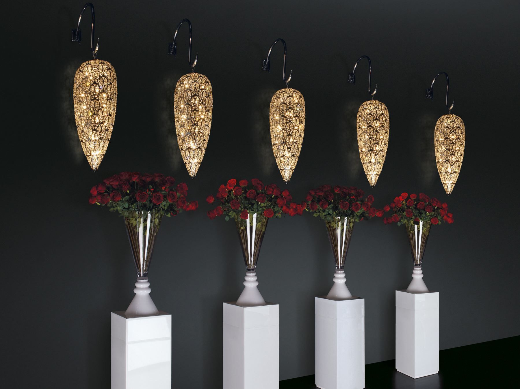 Настенный светильник с кристаллами Vgnewtrend Arabesque ARCH-00074541 - Вид №1