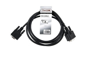 16170979 Соединительный кабель SVGA (15m/15m) 1,8m 2 фильтра QCG341AD-1.8M TV-COM