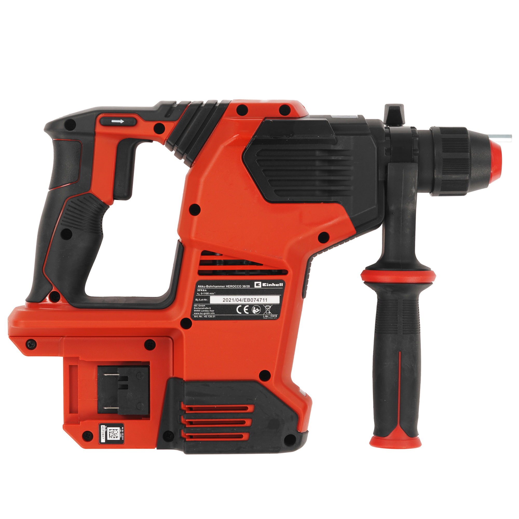 Перфоратор Einhell PXC HEROCCO 36/28 Power X Change 18V , Без ЗУ, Без АКБ 9148565 STDN-0084744 - Вид №1