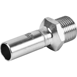 Муфта переходная Rommer 1/2"x15 мм НПр-НР нержавеющая сталь