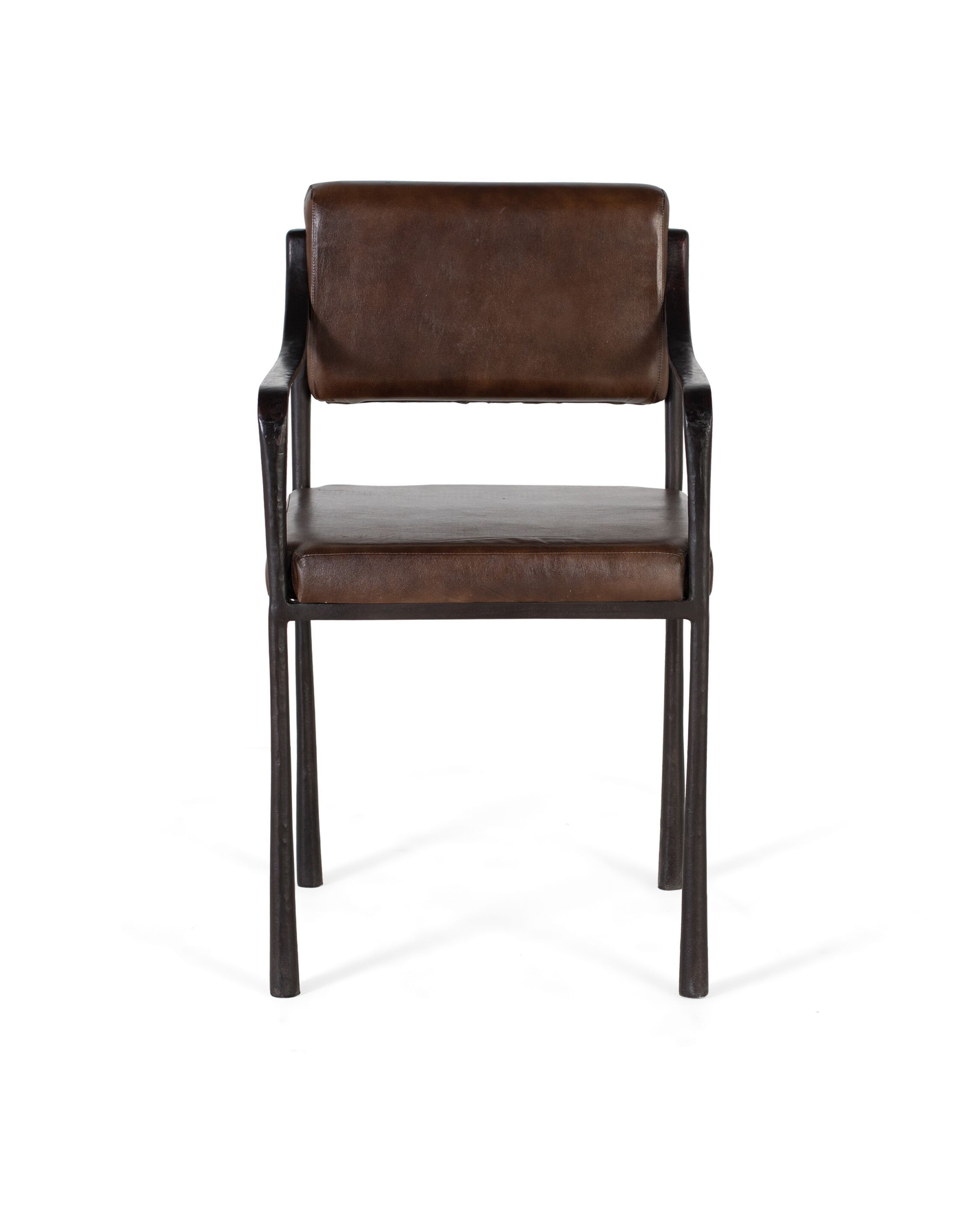 Кожаный стул с подлокотниками Giner y Colomer 1672 ARCH-00067147 - Вид №1