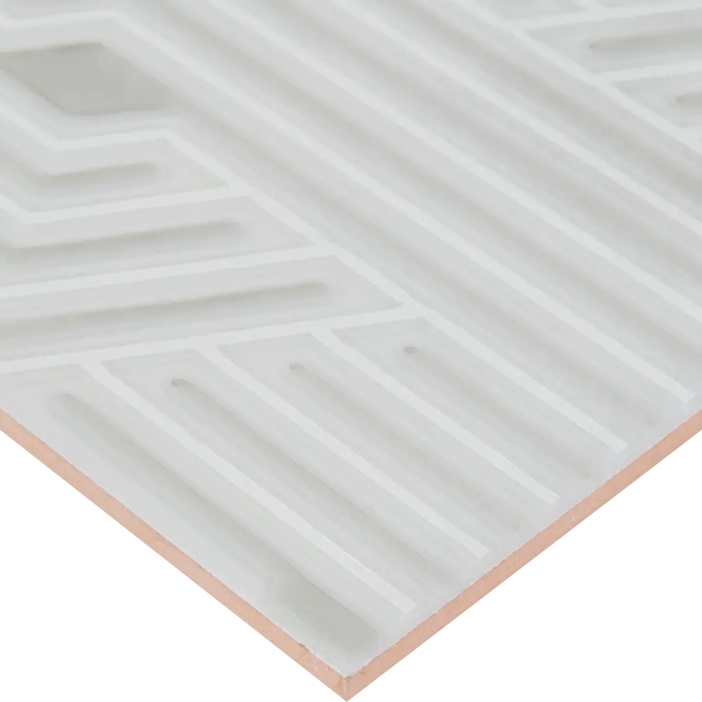 Вставка настенная Axima Комо D2 25x50 см глянцевая цвет белые линии STLM-2119162 - Вид №1