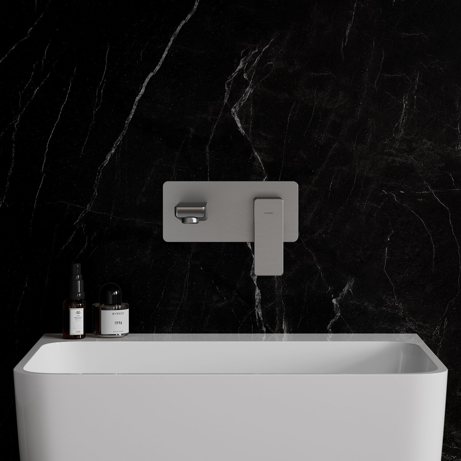 Настенный смеситель для раковины с пластиной OMNIRES PARMA PM7415 ARCH-00050938 - Вид №8