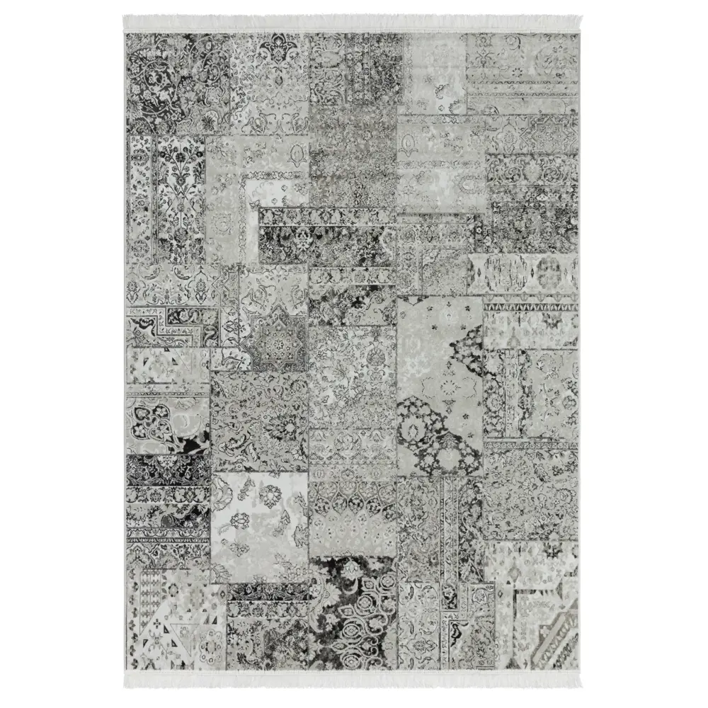 Ковер вискоза Isphahan 84475 160x230 см цвет серый антик DEVOS-CABY STLM-2150429 - Вид №1