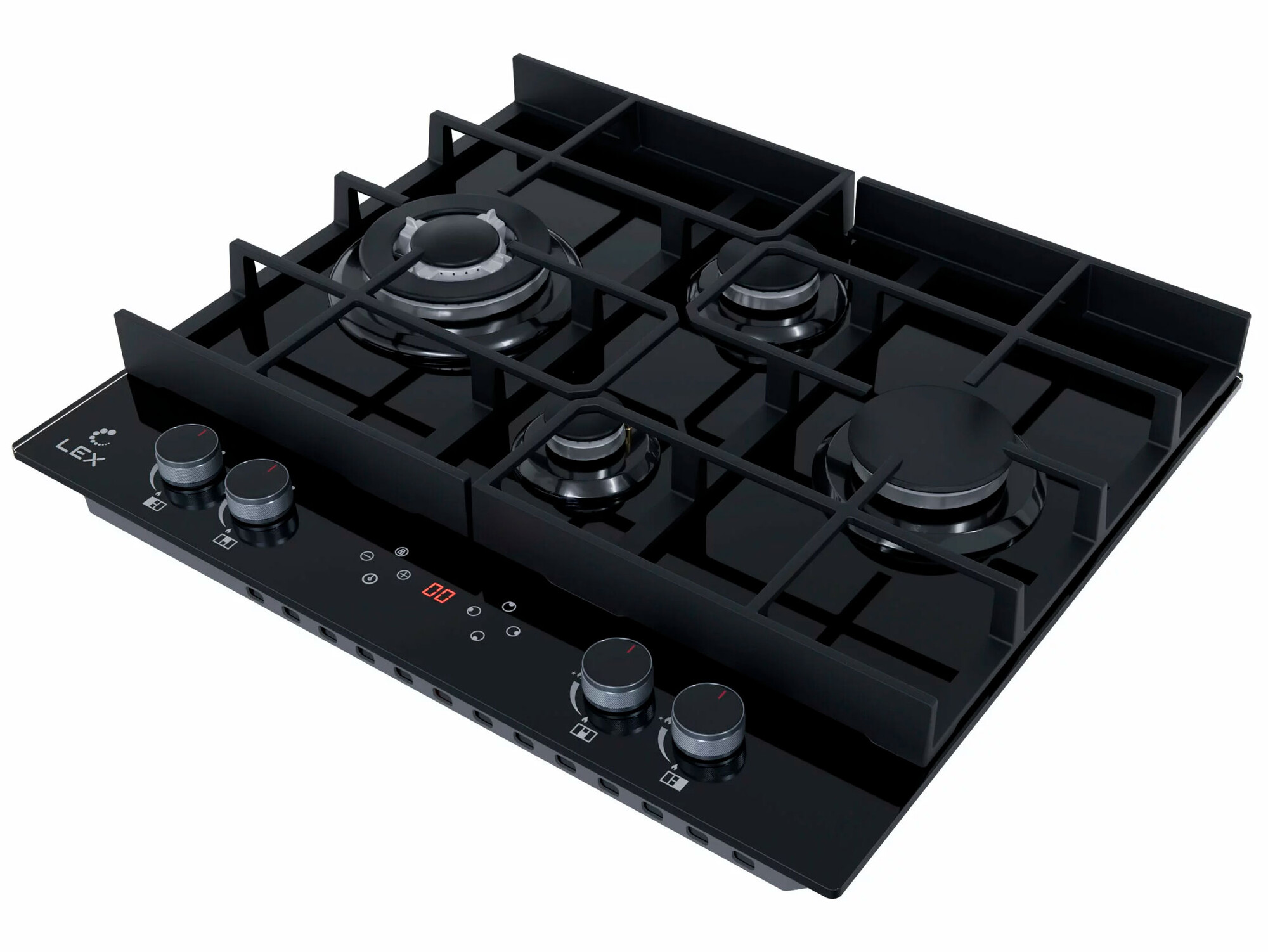 9101416 Газовая варочная поверхность LEX GVG 644 T BL STDN-0075310 - Вид №1