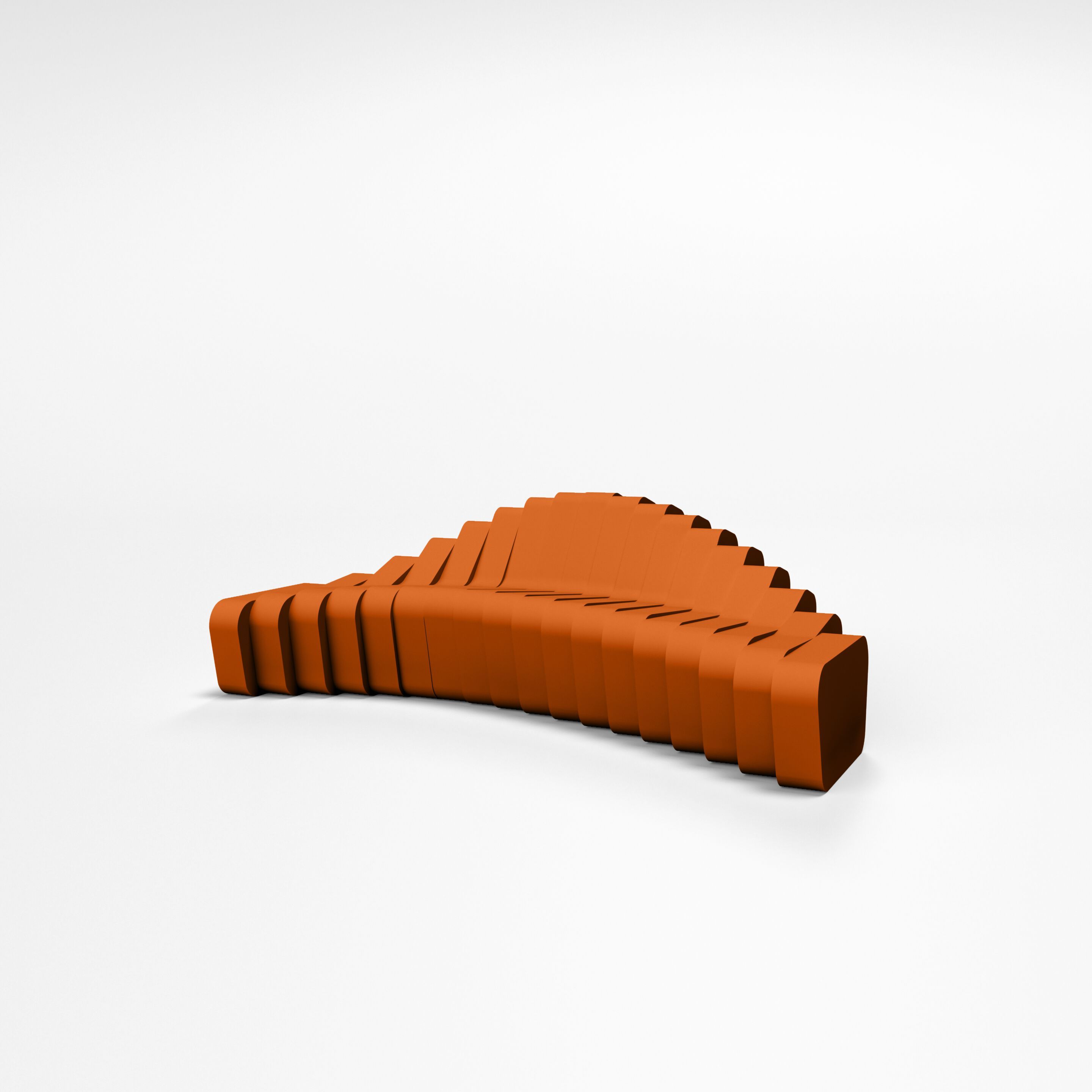 Модульный изогнутый диван с пенопластовым покрытием SIXINCH Cliffy ARCH-00045746 - Вид №16