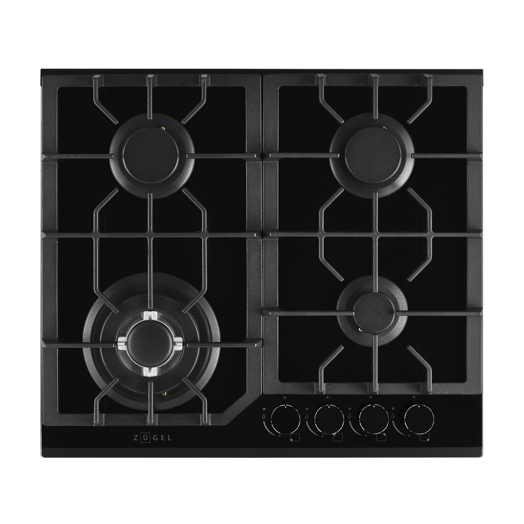 5361940 Газовая варочная поверхность ZUGEL ZGH601B STDN-0136669 - Вид №7