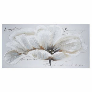 Картина цветы со стразами бело-серая 40х120 см Tomas Stern TOMAS STERN  00-3872615 Белый;серый;разноцветный