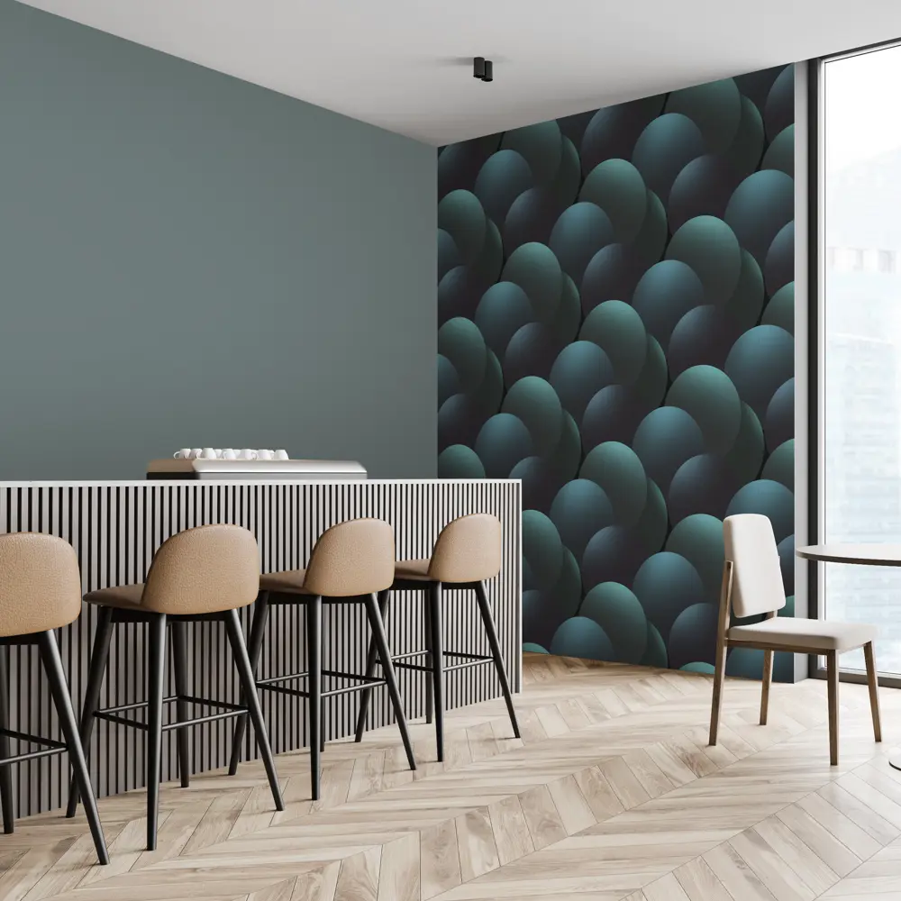 Обои флизелиновые Victoria Stenova Apollo зеленые 1.06 м VS285403 STLM-2168506 - Вид №4