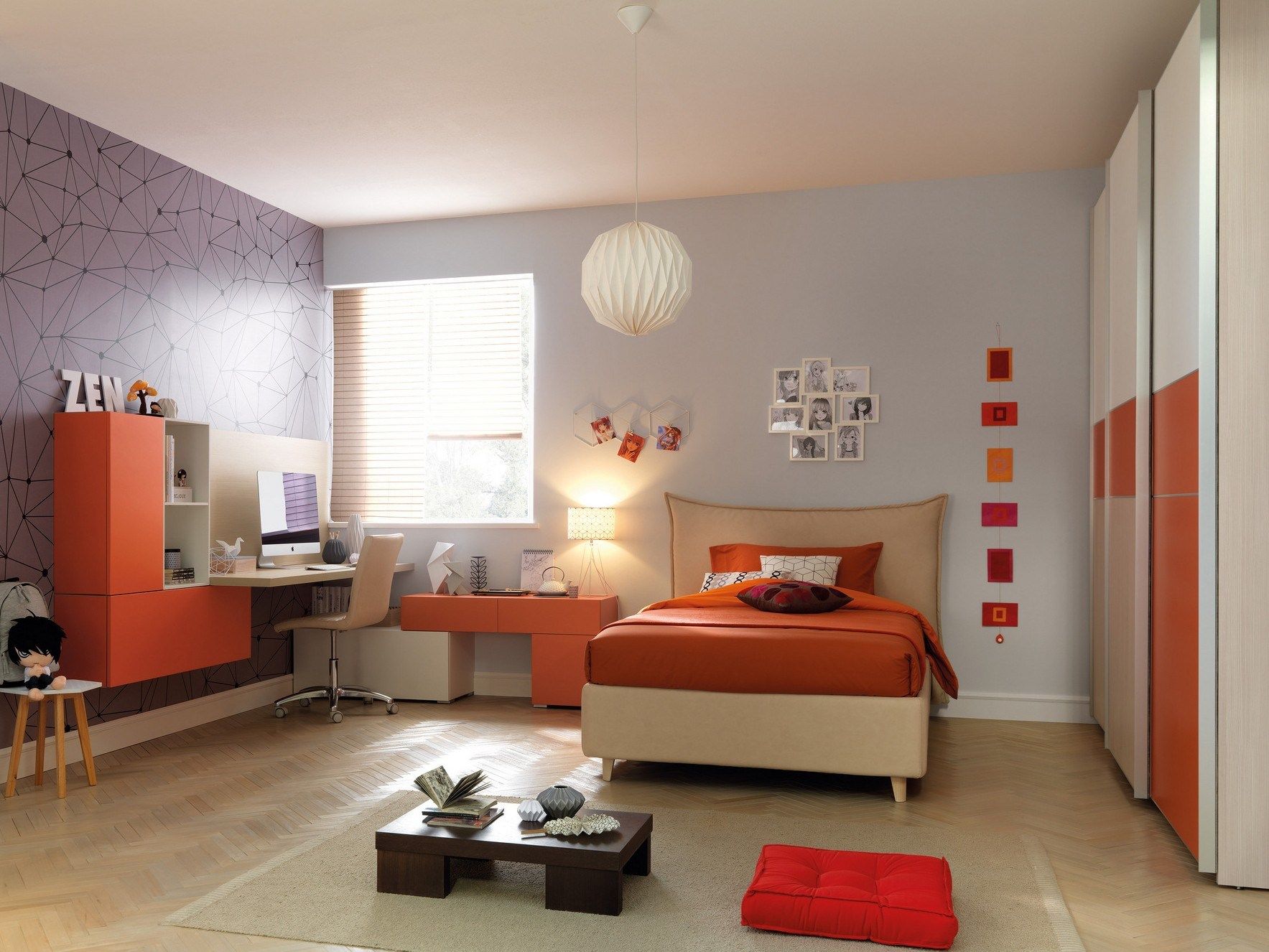 Секционная спальня из лиственницы для мальчиков Moretti Compact YC309 ARCH-00059597