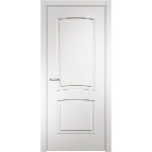 Дверь межкомнатная Оксфорд ДГ глухая ПВХ-плёнка цвет софт айс 200 x 90 см LOYARD