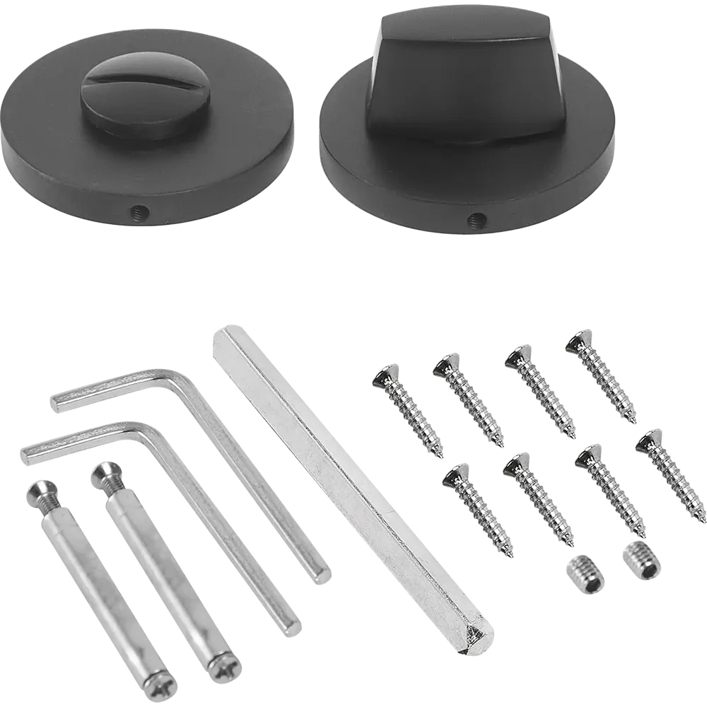 PUNTO Ручка поворотная для межкомнатных дверей BK6.R.RS52 черная матовая 85282364 STLM-0060774 - Вид №1