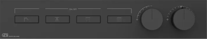 Смеситель для душа 63016 299 Gessi Hi-fi МАТОВО-ЧЕРНЫЙ