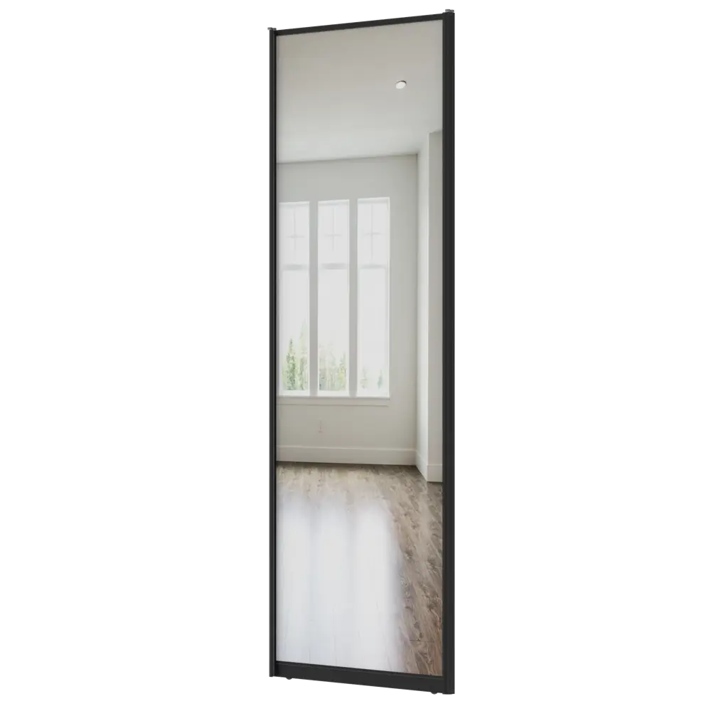 Дверь-купе KONSENSA 225.5x80.4 см с зеркалом профиль черный STLM-2117793 - Вид №2