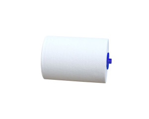 RAB401 Бумажные полотенца в рулонах с адаптером OPTIMUM AUTOMATIC MINI, белые, диаметр 14,5 см, длина 137 м, однослойные, 11 рулонов в коробке Merida