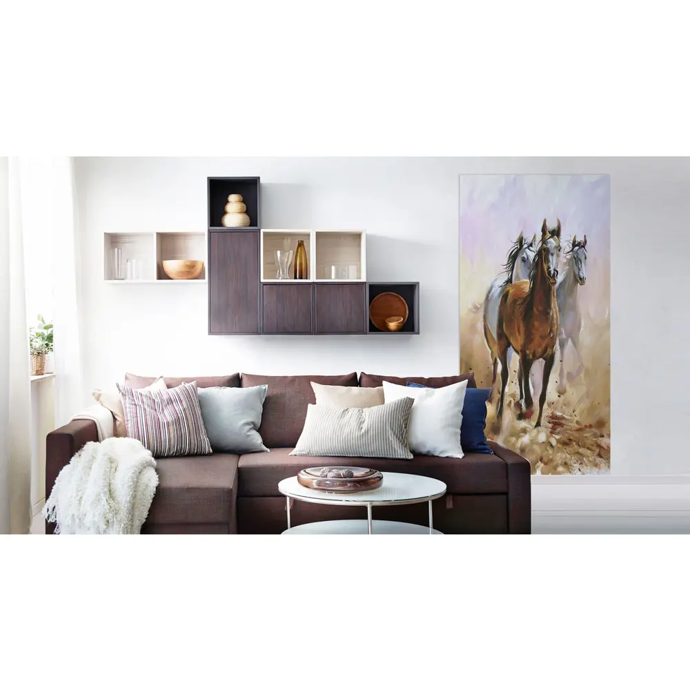 Фотообои флизелиновые «Лошади» 100х200 см МОСКОВСКАЯ ОБОЙНАЯ ФАБРИКА STLM-2090603 - Вид №1