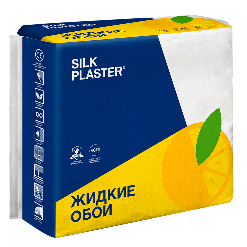 82736081 Жидкие обои Absolute А401 1.1 кг цвет лимонно-желтый STLM-0035103 SILK PLASTER
